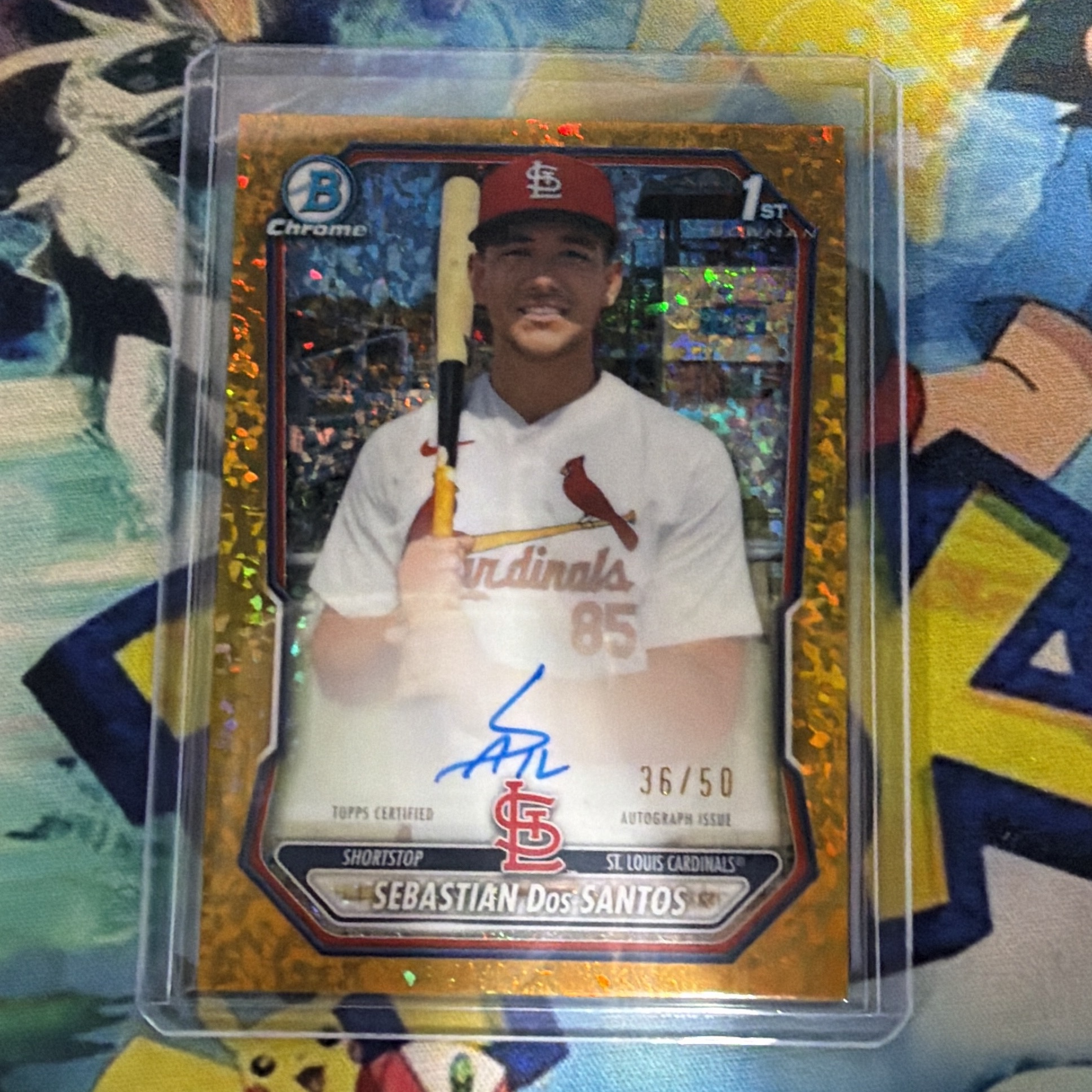 dos santos /50 auto - 스포츠카드 라이브 커뮤니티, 와이스