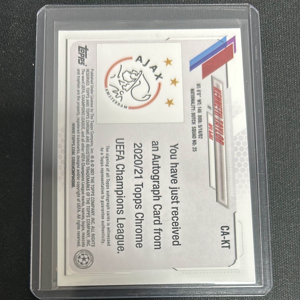 케네시 테일러 오토 | 축구 스포츠카드 | WYYYES 와이스