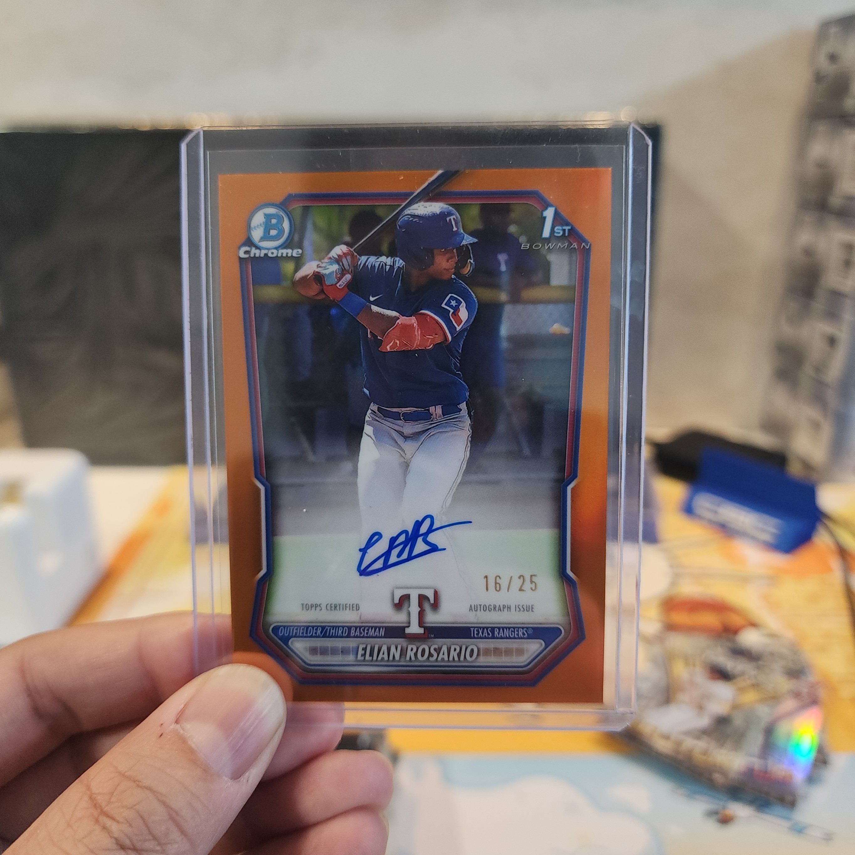 Elias Rosario 16/25 오토 - 스포츠카드 라이브 커뮤니티, 와이스